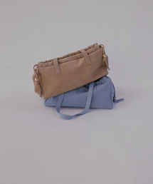 SOFT SEOUL（ソフトソウル）の「ソフトボールスエードストリングバッグ_ベージュ（ショルダーバッグ）」