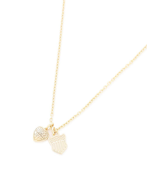 AVIREX(アヴィレックス)の「HEART 2TOP NECKLACE(GOLD) by J.H.M CO.,LTD.(ネックレス・レディース・ゴールド・F)」の2枚目の写真