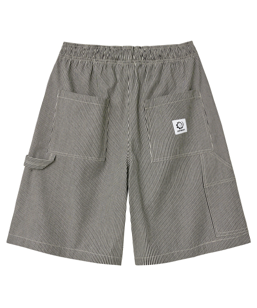 PARAKEET(パラキート)の「ストライプカーペンタースショートパンツ(ブラック)(その他パンツ・レディース・ブラック・SMALL/LARGE)」の3枚目の写真
