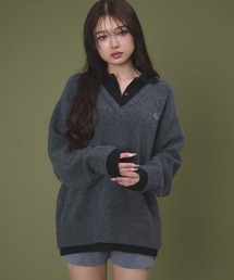 DISPARK/ドッキングロゴビッグニット