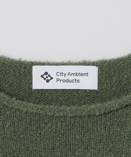 City Ambient Products(シティアンビエントプロダクツ)の「City Ambient Products: スーパーソフト ブークレ ロール ニット(ニット/セーター・メンズ・ライトオリーブ/ダークグレー/ネイビー・SMALL/MEDIUM/LARGE)」の11枚目の写真