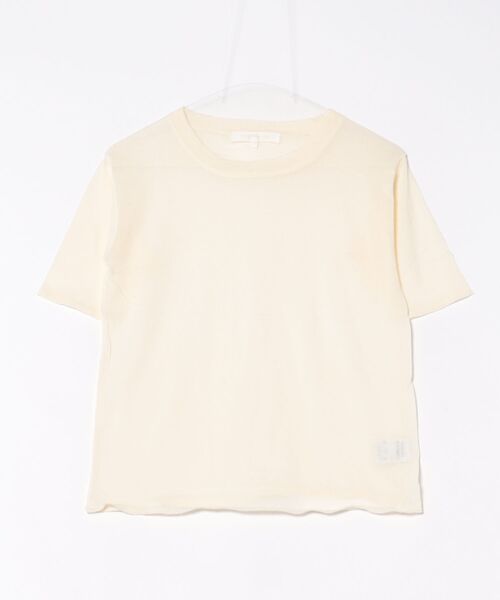 forget-me-nots（フォーゲットミーノッツ）の「HALF SLEEVE KNIT FMN-24SS-KN-001（ニット/セーター・レディース・ブラック/ホワイト・FREE）」の2枚目の写真