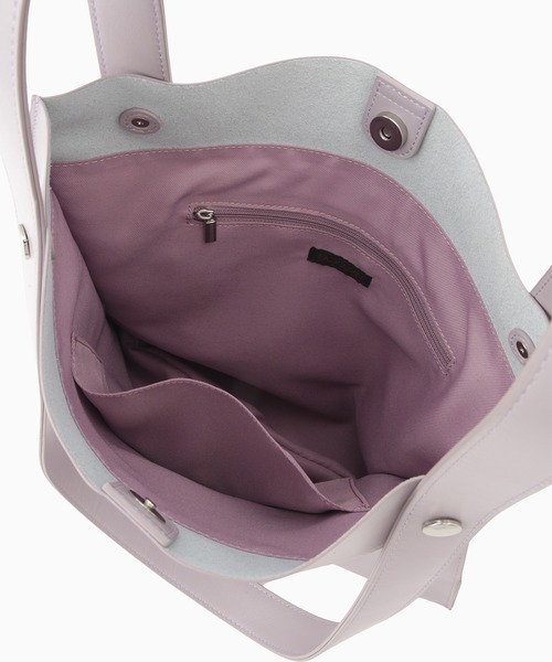 LAZY SUSAN(レイジースーザン)の「バッグ レザー2WAYハンドルトート(トートバッグ・レディース・ラベンダー/シルバー・FREE)」の5枚目の写真