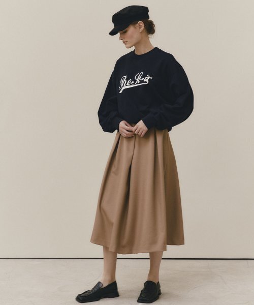 SO IR(ソイール)の「WIDE TUCK FLARE SKIRT - BEIGE(スカート・レディース・その他・SMALL)」の1枚目の写真