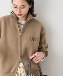 JOURNAL STANDARD（ジャーナルスタンダード）の「バックロゴダブルジップカーディガン（カーディガン/ボレロ）」