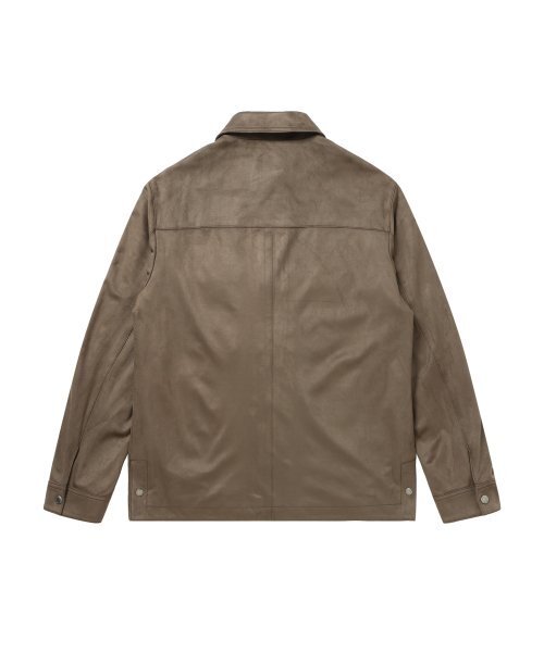SOLEW(ソル)の「スエードアウターシャツ_ブラウン(その他アウター・メンズ・その他・SMALL/MEDIUM/LARGE/X-LARGE)」の5枚目の写真