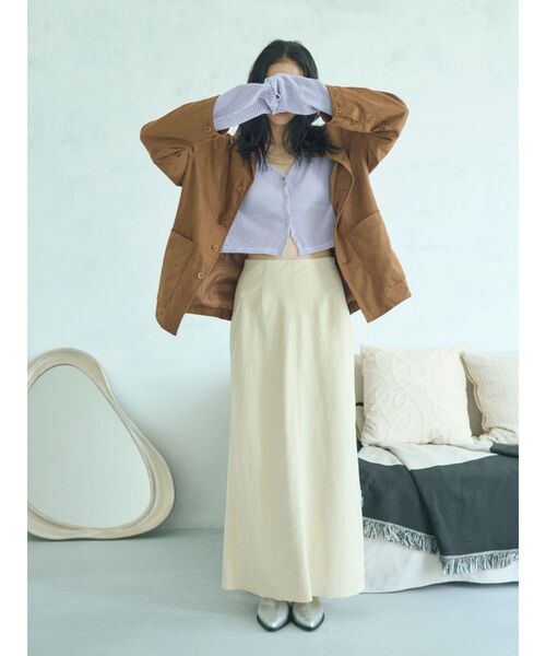 Ungrid（アングリッド）の「メッシュショートカーディガン（カーディガン/ボレロ・レディース・アイボリー/パープル/ブラック・FREE）」の7枚目の写真