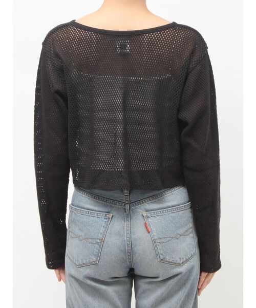 Ungrid（アングリッド）の「メッシュショートカーディガン（カーディガン/ボレロ・レディース・アイボリー/パープル/ブラック・FREE）」の17枚目の写真