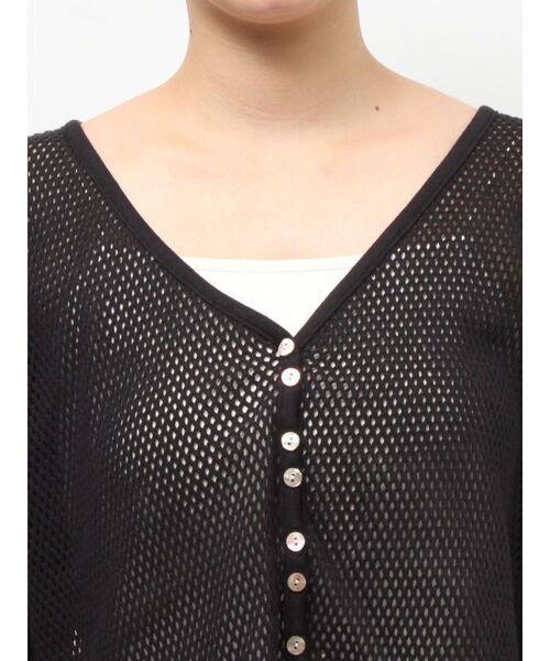 Ungrid（アングリッド）の「メッシュショートカーディガン（カーディガン/ボレロ・レディース・アイボリー/パープル/ブラック・FREE）」の18枚目の写真