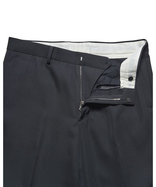 SOPHNET.（ソフネット）の「DOESKIN WOOL TUCK SLACKS（スウェットパンツ・メンズ・ブラック/ブラウン・3/2/4/1/5）」の6枚目の写真