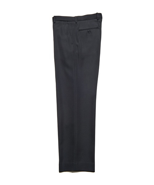 SOPHNET.（ソフネット）の「DOESKIN WOOL TUCK SLACKS（スウェットパンツ・メンズ・ブラック/ブラウン・3/2/4/1/5）」の7枚目の写真