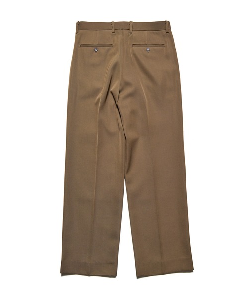 SOPHNET.（ソフネット）の「DOESKIN WOOL TUCK SLACKS（スウェットパンツ・メンズ・ブラック/ブラウン・3/2/4/1/5）」の8枚目の写真