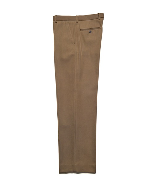 SOPHNET.（ソフネット）の「DOESKIN WOOL TUCK SLACKS（スウェットパンツ・メンズ・ブラック/ブラウン・3/2/4/1/5）」の10枚目の写真