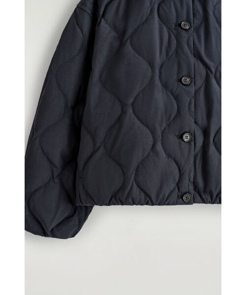 ギャザー入り キルティングダウンジャケット（ダウンジャケット/コート
