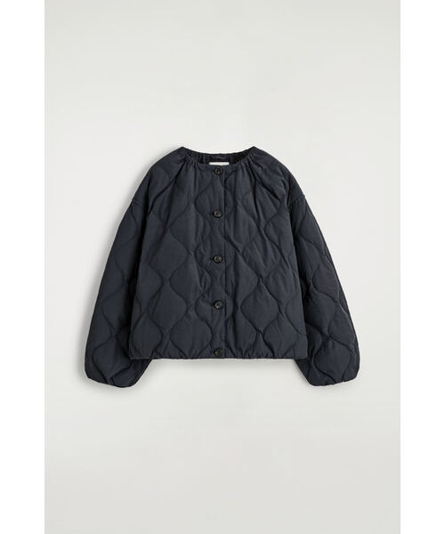 ギャザー入り キルティングダウンジャケット（ダウンジャケット/コート