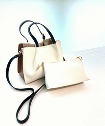 Q | ショルダーバッグ付き トート(トートバッグ)