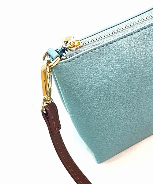 Q（キュー）の「ショルダーバッグ付き トート（トートバッグ・レディース・ライトブルー/アイボリー・ONE SIZE）」の13枚目の写真