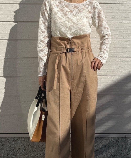 Q（キュー）の「ショルダーバッグ付き トート（トートバッグ・レディース・ライトブルー/アイボリー・ONE SIZE）」の18枚目の写真