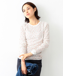 BEAMS BOY | BEAMS BOY / フラワー プリント サーマル クルー(Tシャツ/カットソー)