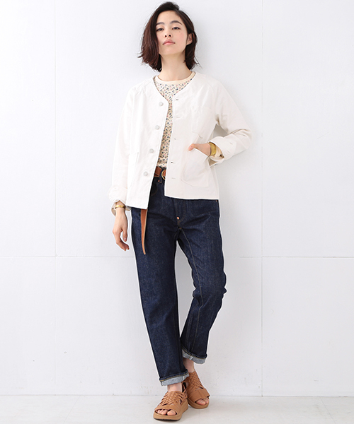 BEAMS BOY（ビームスボーイ）の「BEAMS BOY / フラワー プリント サーマル クルー（Tシャツ/カットソー・レディース・ホワイト/ナチュラル・ONE SIZE）」の19枚目の写真