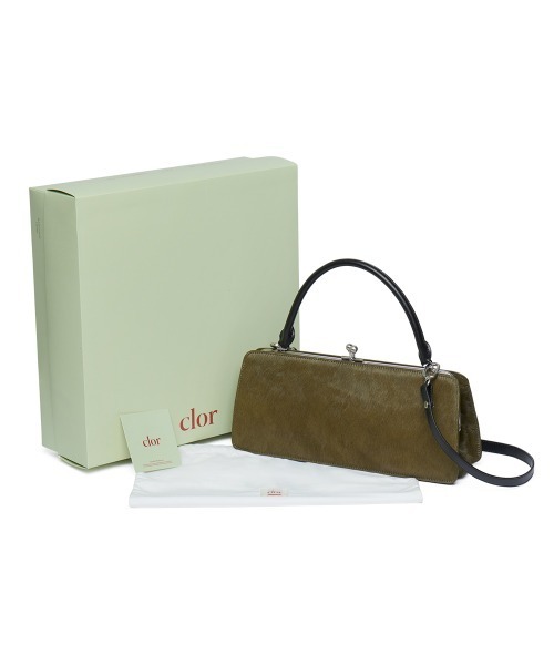 clor(クロル)の「FRAME BAG LARGE(ハンドバッグ・レディース・オリーブ/ブラック・FREE)」の22枚目の写真
