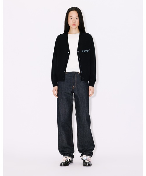KENZO(ケンゾー)の「'KENZO Wild Tiger' カーディガン イン ウール コットン(カーディガン/ボレロ・レディース・ブラック系その他5・SMALL)」の6枚目の写真