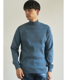 SSEINSE（センス）の「【SSEINSE】 モックネックジャガードニット（ニット/セーター）」