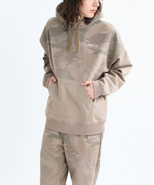 RVCA(ルーカ)の「RVCA WRWB FADE HD(パーカー・メンズ・カーキ/ブラック系2・L/M)」の5枚目の写真
