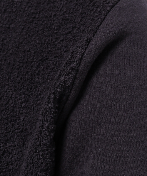 BHY-biography(ビーエイチワイバイオグラフィー)の「PANEL BORDER CREW NECK/パイルボーダー クルーネック(Tシャツ/カットソー・メンズ・グレー系その他/ブルー系その他・44/46)」の7枚目の写真