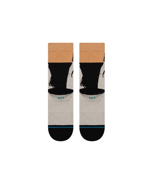 STANCE（スタンス）の「【STANCE/スタンス】SNACK ATTACK KIDS CREW　キッズクルーソックス（ソックス/靴下・キッズ・ブラック・LARGE）」の3枚目の写真