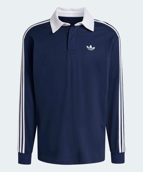 adidas（アディダス）の「adidas/アディダス 3-STRIPS RUGBY LOGO POLO
