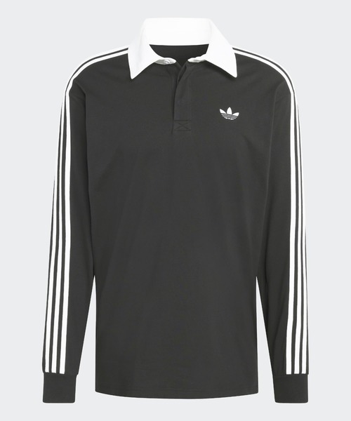 adidas/アディダス 3-STRIPS RUGBY LOGO POLO SHIRTS スリーストライプ