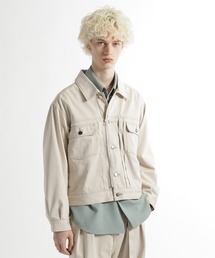 HARE（ハレ）の「【SET UP対応】ZIPトラッカーデニムブルゾン(HARE)（ブルゾン）」