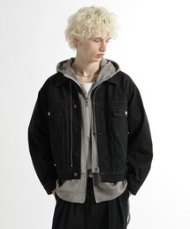 HARE（ハレ）の「【SET UP対応】ZIPトラッカーデニムブルゾン(HARE)（ブルゾン）」