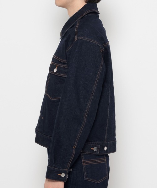 HARE（ハレ）の「【SET UP対応】ZIPトラッカーデニムブルゾン(HARE)（ブルゾン・メンズ・ネイビー/ブラック/ホワイト・SMALL/MEDIUM）」の20枚目の写真