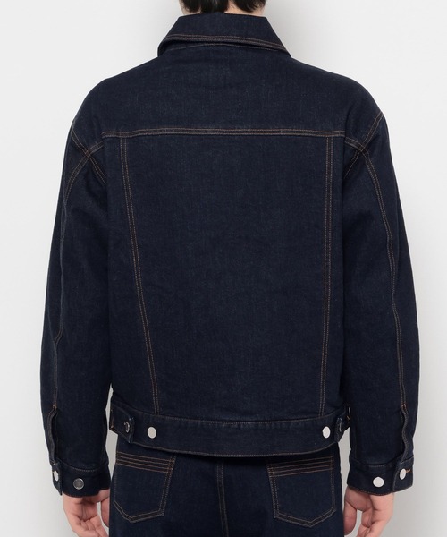 HARE（ハレ）の「【SET UP対応】ZIPトラッカーデニムブルゾン(HARE)（ブルゾン・メンズ・ネイビー/ブラック/ホワイト・SMALL/MEDIUM）」の21枚目の写真