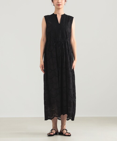 NE QUITTEZ PAS!(ヌキテパ)の「ne Quittez pas / ボイル ドット ワンピース(ワンピース・レディース・ブラック・ONE SIZE)」の5枚目の写真