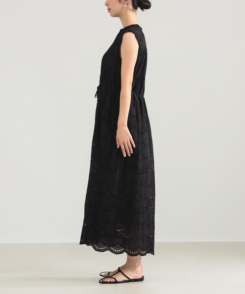 NE QUITTEZ PAS!(ヌキテパ)の「ne Quittez pas / ボイル ドット ワンピース(ワンピース・レディース・ブラック・ONE SIZE)」の6枚目の写真