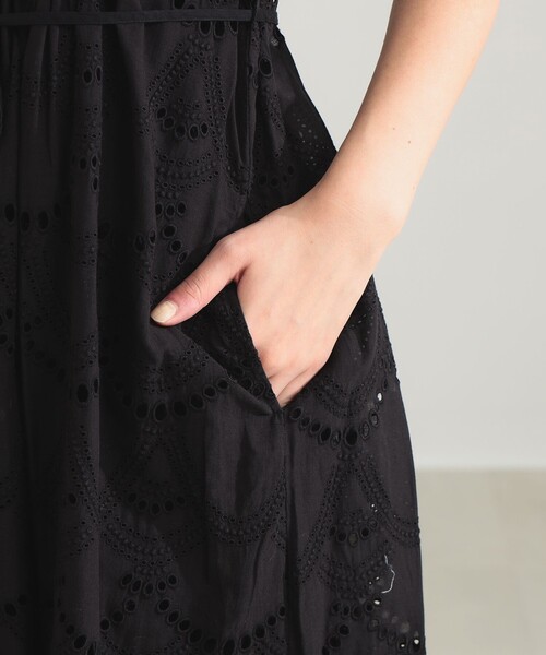 NE QUITTEZ PAS!(ヌキテパ)の「ne Quittez pas / ボイル ドット ワンピース(ワンピース・レディース・ブラック・ONE SIZE)」の9枚目の写真