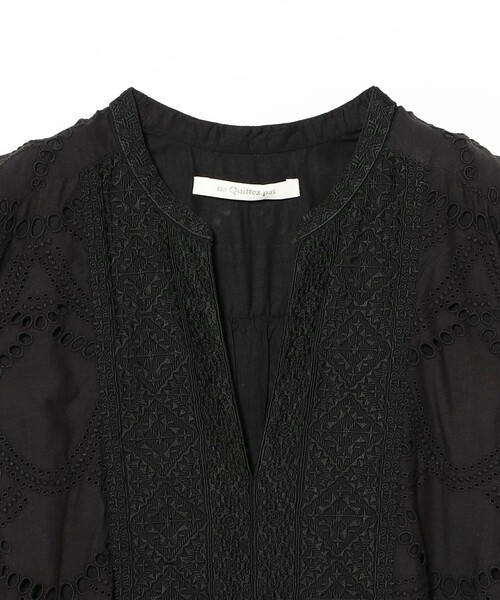 NE QUITTEZ PAS!(ヌキテパ)の「ne Quittez pas / ボイル ドット ワンピース(ワンピース・レディース・ブラック・ONE SIZE)」の15枚目の写真