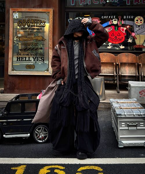 SPERONE(スペロネ)の「スエードセミオーバーラインムートンメンズ(ブラウン)(ムートンコート・メンズ・その他・LARGE/MEDIUM/X-LARGE)」の4枚目の写真