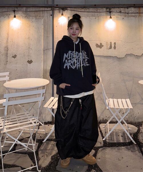 THE MILE（ザマイル）の「マイルドンアーカイブスウェットフード [NAVY]（パーカー・メンズ・その他・S/M/L/XL）」の14枚目の写真
