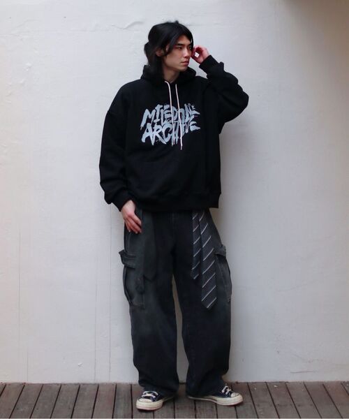 THE MILE（ザマイル）の「マイルドンアーカイブスウェットフード [NAVY]（パーカー・メンズ・その他・S/M/L/XL）」の18枚目の写真