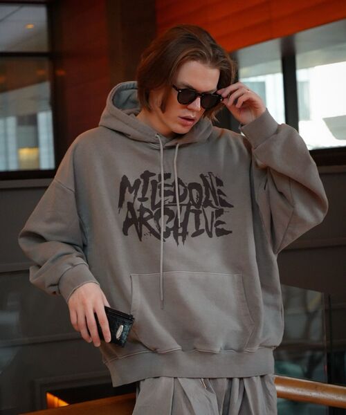THE MILE（ザマイル）の「マイルドンアーカイブスウェットフード [NAVY]（パーカー・メンズ・その他・S/M/L/XL）」の9枚目の写真