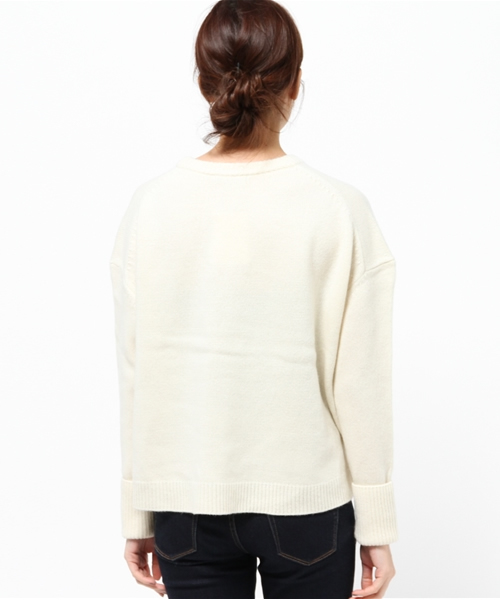 JOURNAL STANDARD(ジャーナルスタンダード)の「《追加》BIGシルエット クループルオーバー#(ニット/セーター・レディース・ホワイト/キャメル/ベージュ系その他/グレー・FREE)」の14枚目の写真