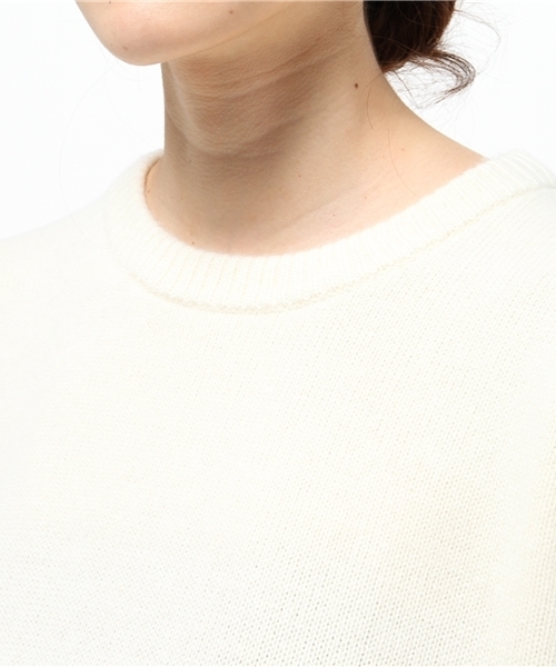 JOURNAL STANDARD(ジャーナルスタンダード)の「《追加》BIGシルエット クループルオーバー#(ニット/セーター・レディース・ホワイト/キャメル/ベージュ系その他/グレー・FREE)」の5枚目の写真