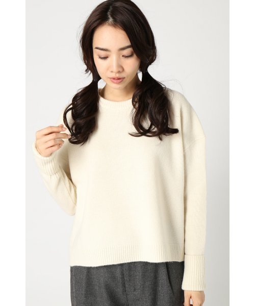 JOURNAL STANDARD(ジャーナルスタンダード)の「《追加》BIGシルエット クループルオーバー#(ニット/セーター・レディース・ホワイト/キャメル/ベージュ系その他/グレー・FREE)」の9枚目の写真