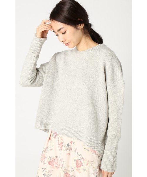 JOURNAL STANDARD(ジャーナルスタンダード)の「《追加》BIGシルエット クループルオーバー#(ニット/セーター・レディース・ホワイト/キャメル/ベージュ系その他/グレー・FREE)」の10枚目の写真
