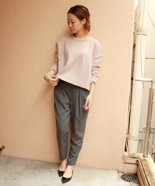 JOURNAL STANDARD(ジャーナルスタンダード)の「《追加》BIGシルエット クループルオーバー#(ニット/セーター・レディース・ホワイト/キャメル/ベージュ系その他/グレー・FREE)」の15枚目の写真