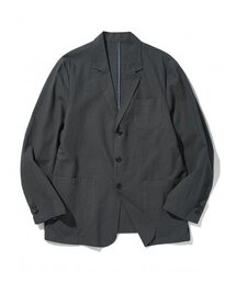 MOAA（モア）の「ソソ リネンジャケット (チャコール)（テーラードジャケット）」